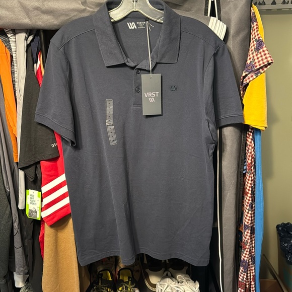 NWT Men's VRST navy polo size medium - Picture 1 of 3